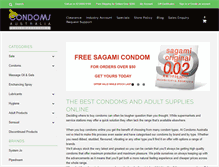 Tablet Screenshot of condomsaustralia.com.au